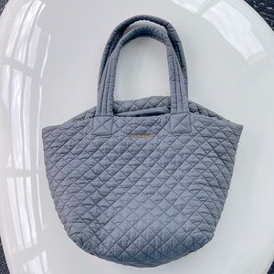 MZ Wallace medium Metro Tote Quilted Gray